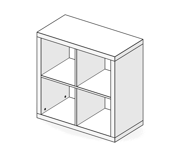 KALLAX line drawing