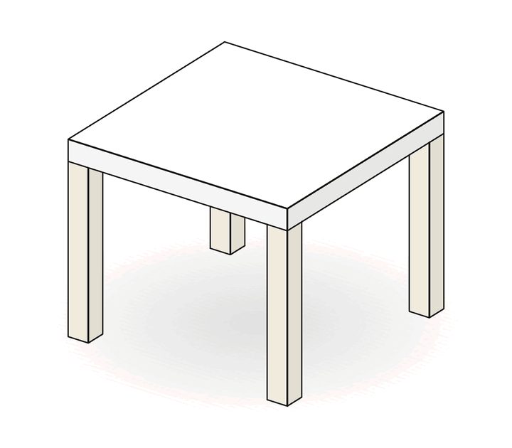 LACK line drawing